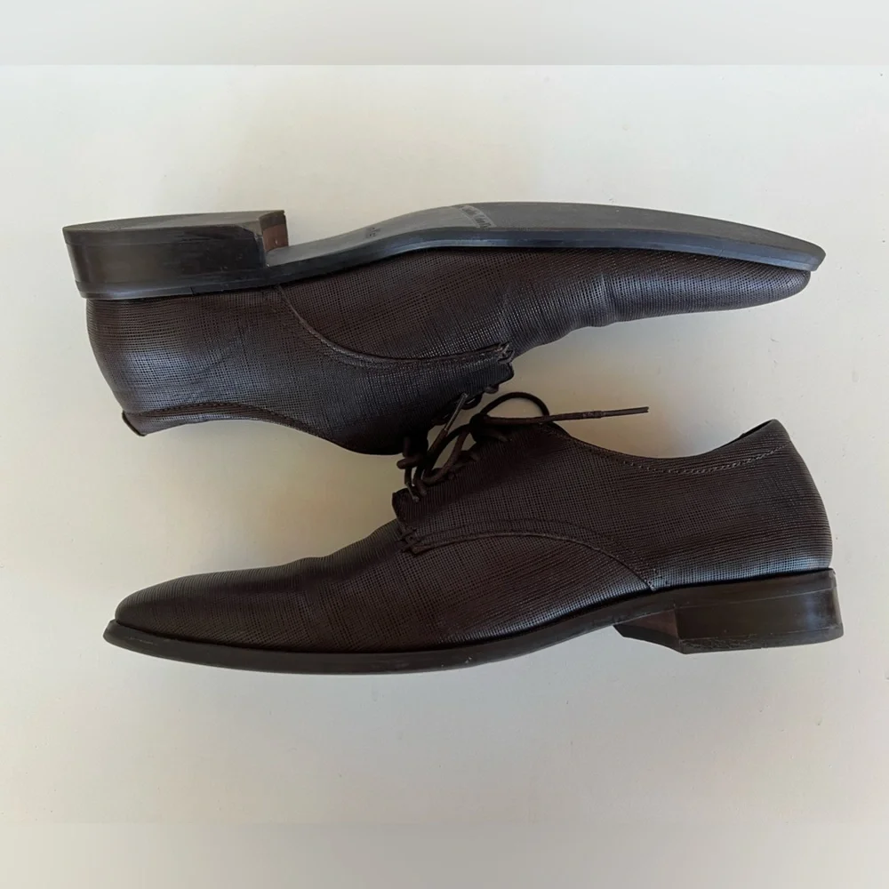 Calvin Klein Gordon Textured Dress Lace Up Shoe - Men’s 10.5